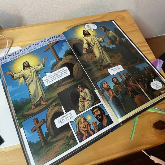 Comic Bible Illustration Book