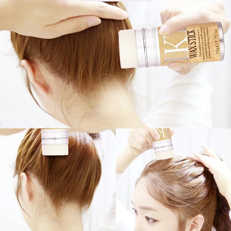 Hair Wax Stick Long Lasting Waterproof Portable Finishing Broken Hair Stick Hair Styling Tool