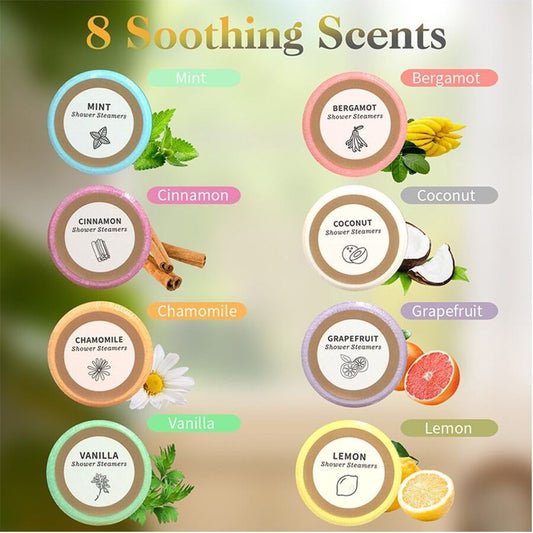 Aromatherapy Sea Salt Exfoliating Shower Tablets