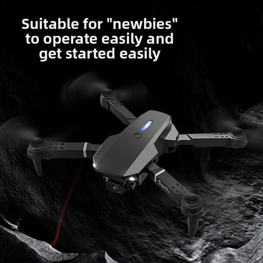 Foldable Quadcopter with Display Screen and Dual Cameras