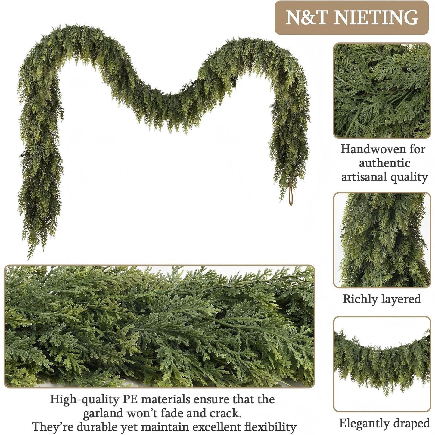 Artificial Cypress Vine for Christmas Home Decoration