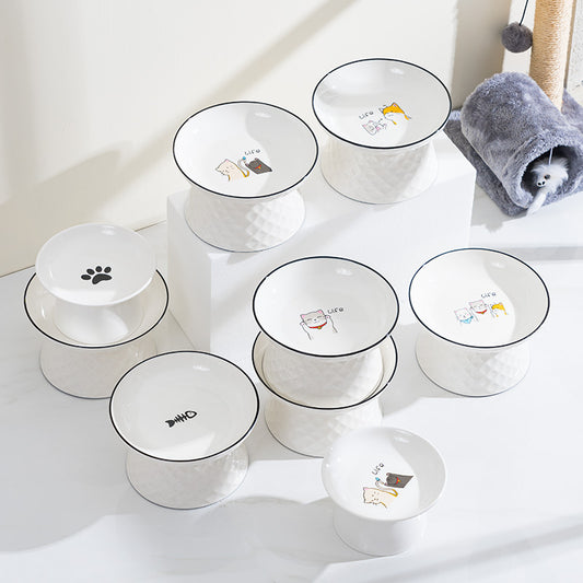 Pet ceramic cat Basin