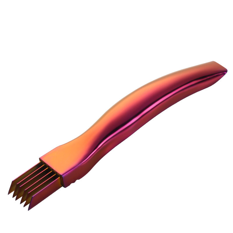 Portable and lightweight scallion slicer