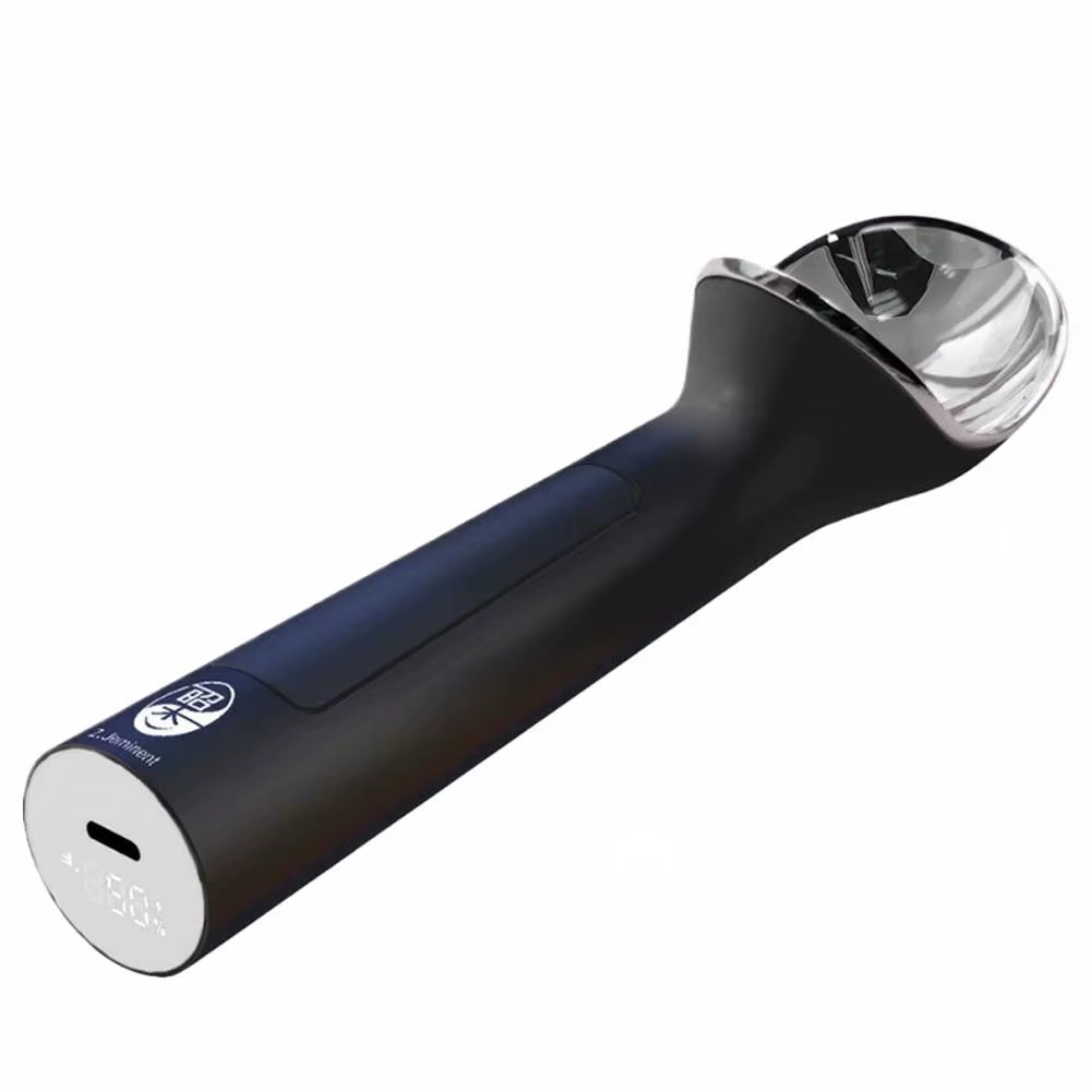 Electric Ice Cream Scoop Heated Spoon Rechargeable with LED Display Easy Scooping Perfect Gift for Ice Cream Lovers Kitchen