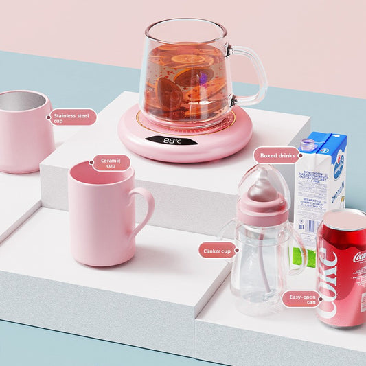 Constant temperature heating cup mat