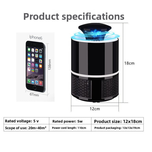 Photocatalyst mosquito-killing lamp
