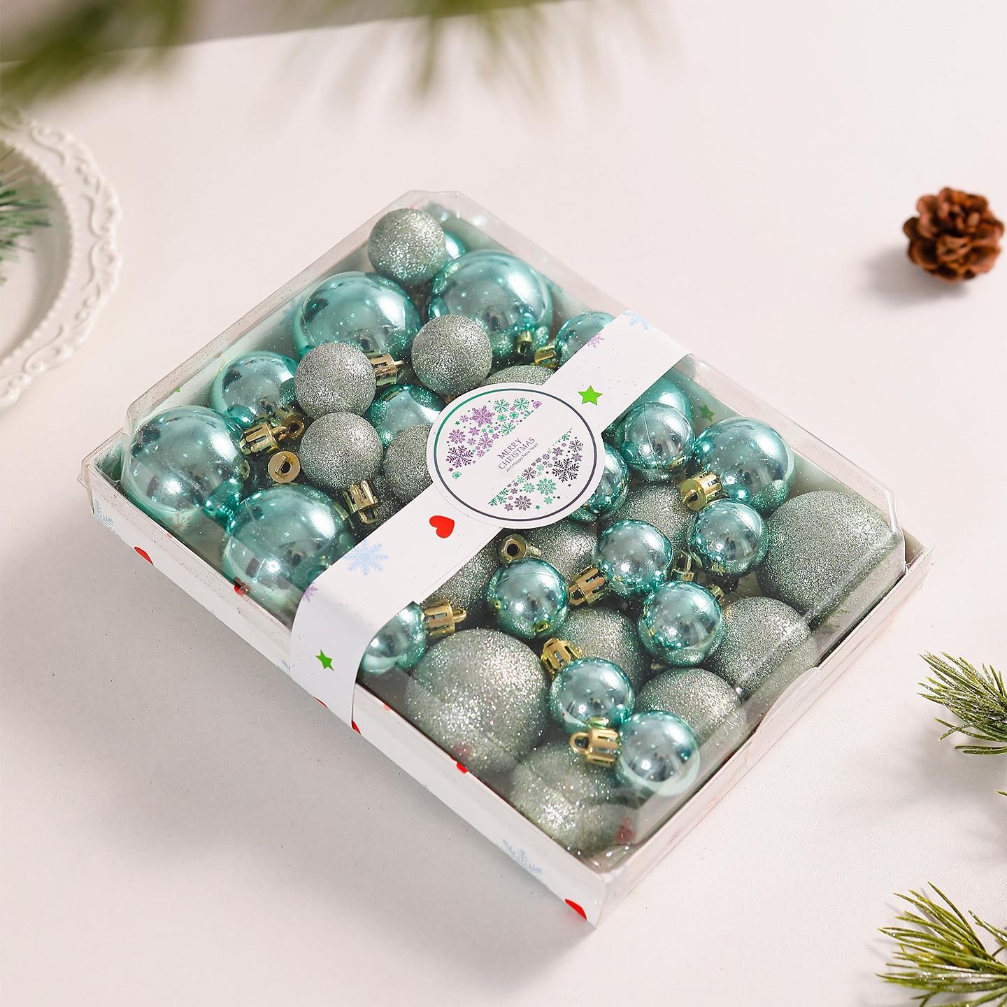 Christmas Ball Ornaments Set 42 Pieces