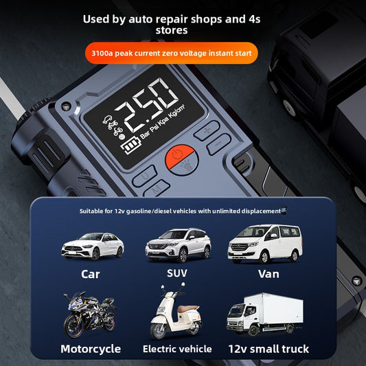 Car emergency power supply vehicle-mounted air pump