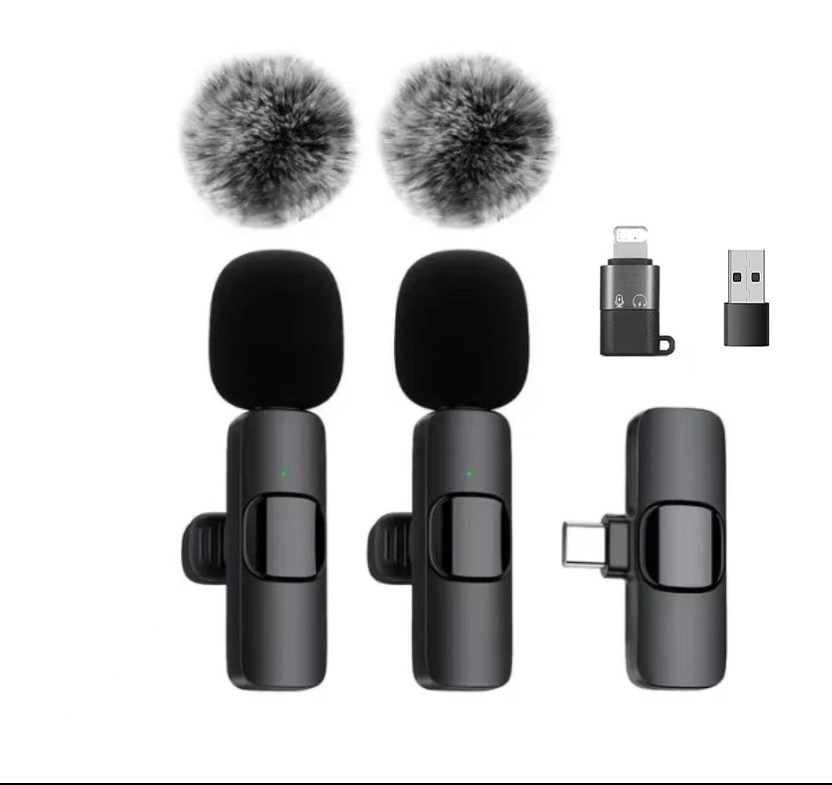 Wireless Lapel Microphone with Bluetooth