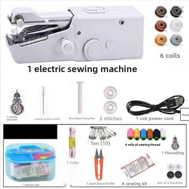 Portable Handheld Electric Sewing Machine