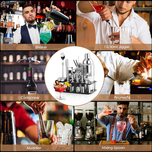 Stainless Steel Cocktail Shaker Set