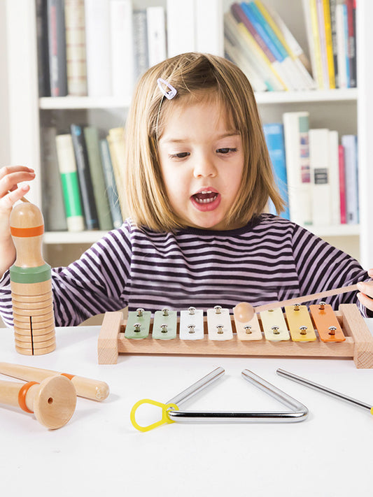 Montessori Wooden Musical Instrument Set for Kids