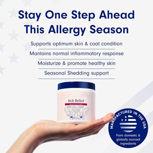 Pet anti-allergy chewable tablets