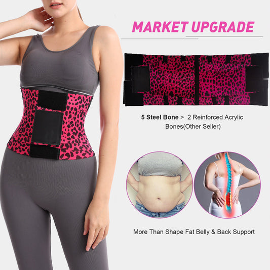 Abdominal tightening fitness belt