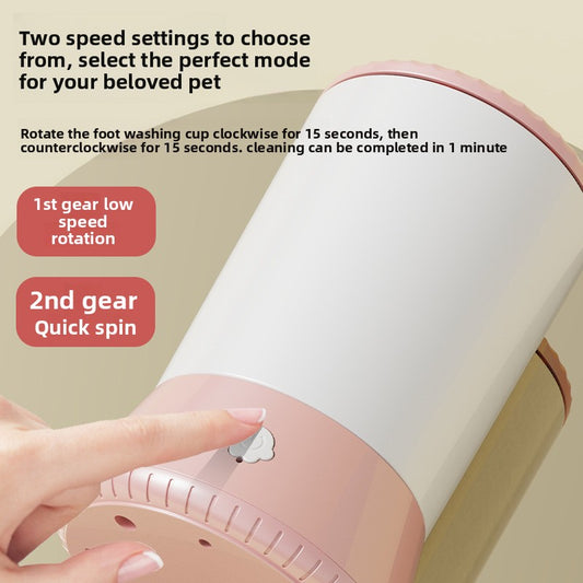 Automatic Pet Paw Cleaning Cup with Soft Bristles