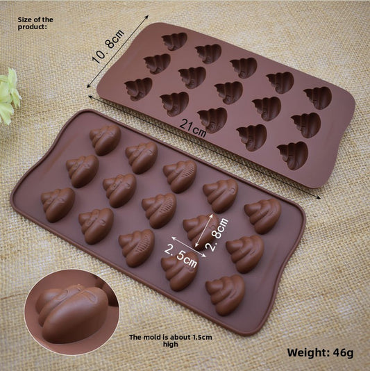 Silicone Poop Shape Baking Mold
