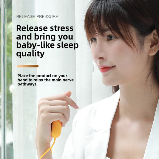 Handheld stress relief and sleep aid device