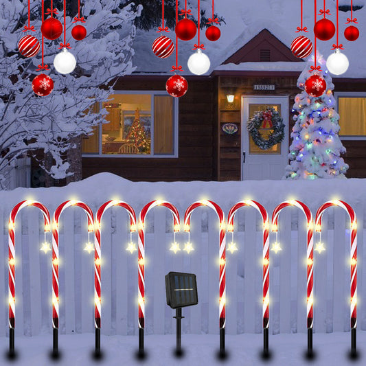 Sleep Bluetooth Cane Christmas Lights for Garden Decoration
