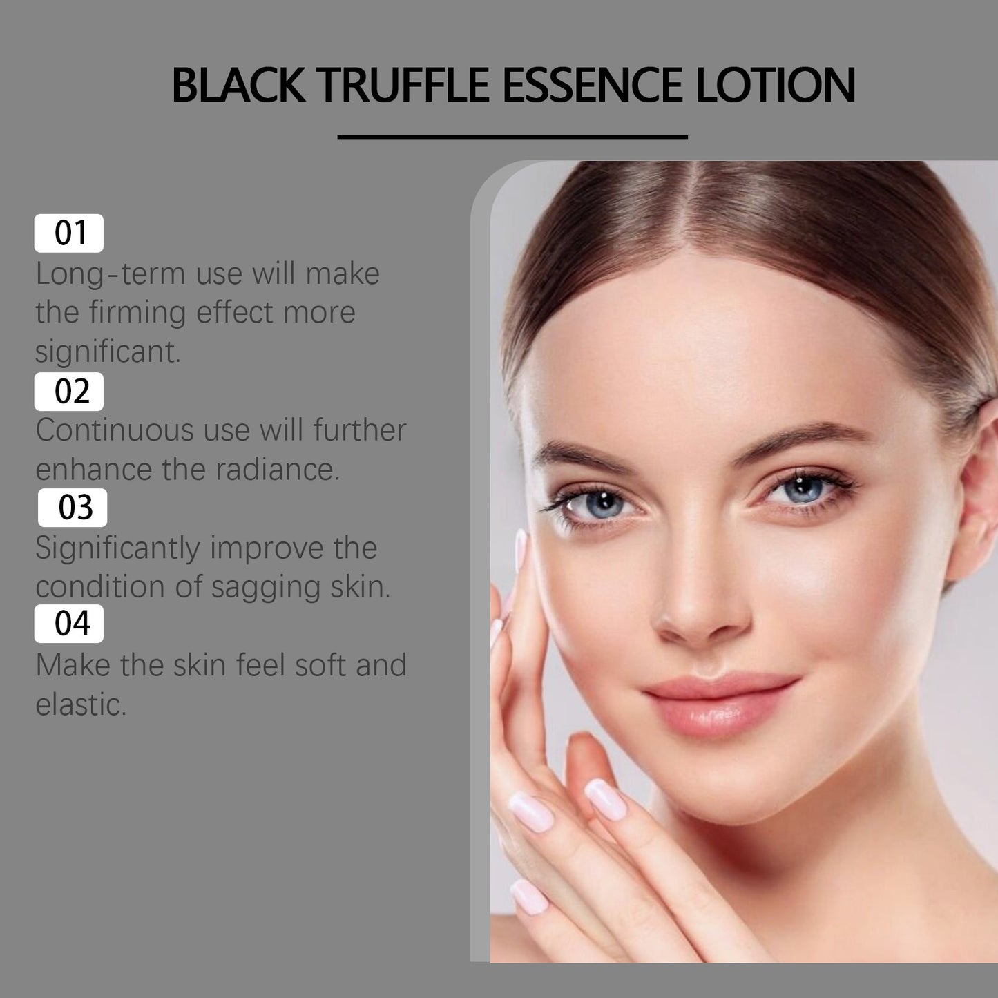 Black Truffle Essence Lotion for Skin Firming and Moisturizing
