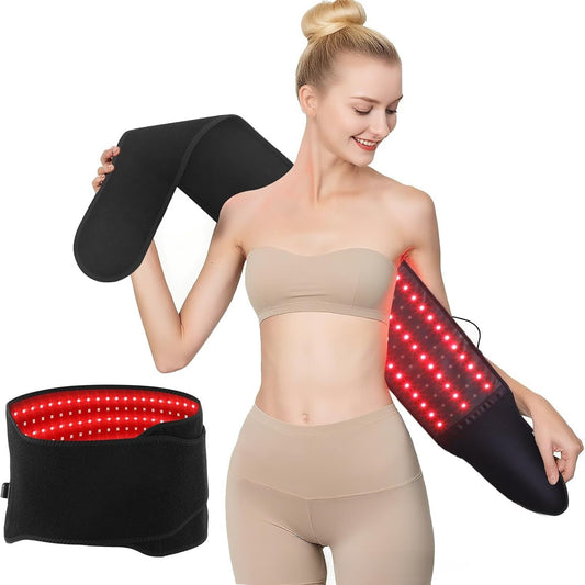Red light and infrared light physiotherapy belt