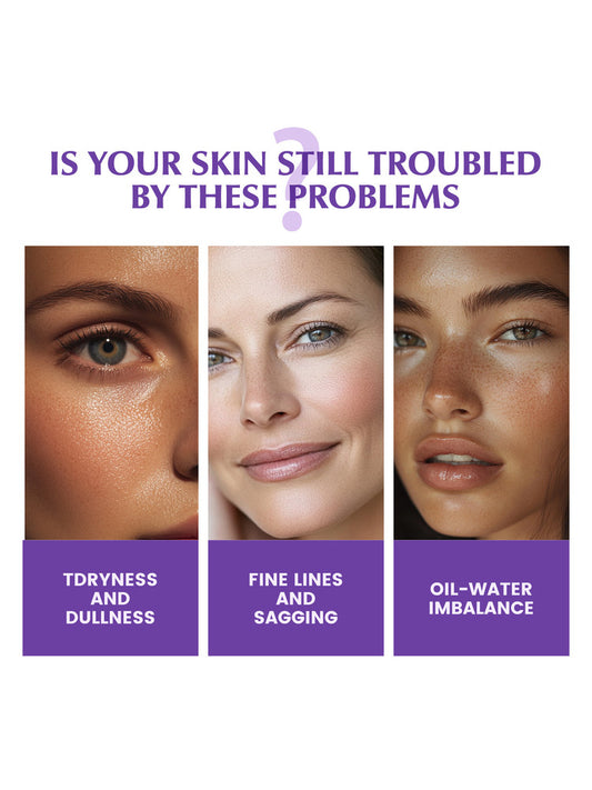 Natural facial care repair serum