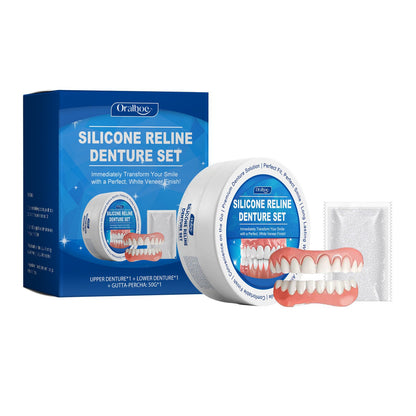 Silicone denture plates