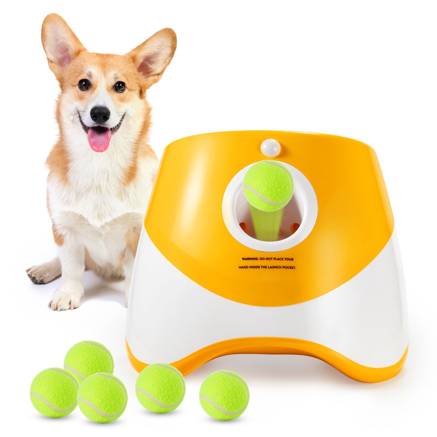 Automatic Dog Ball Launcher with Tennis Balls