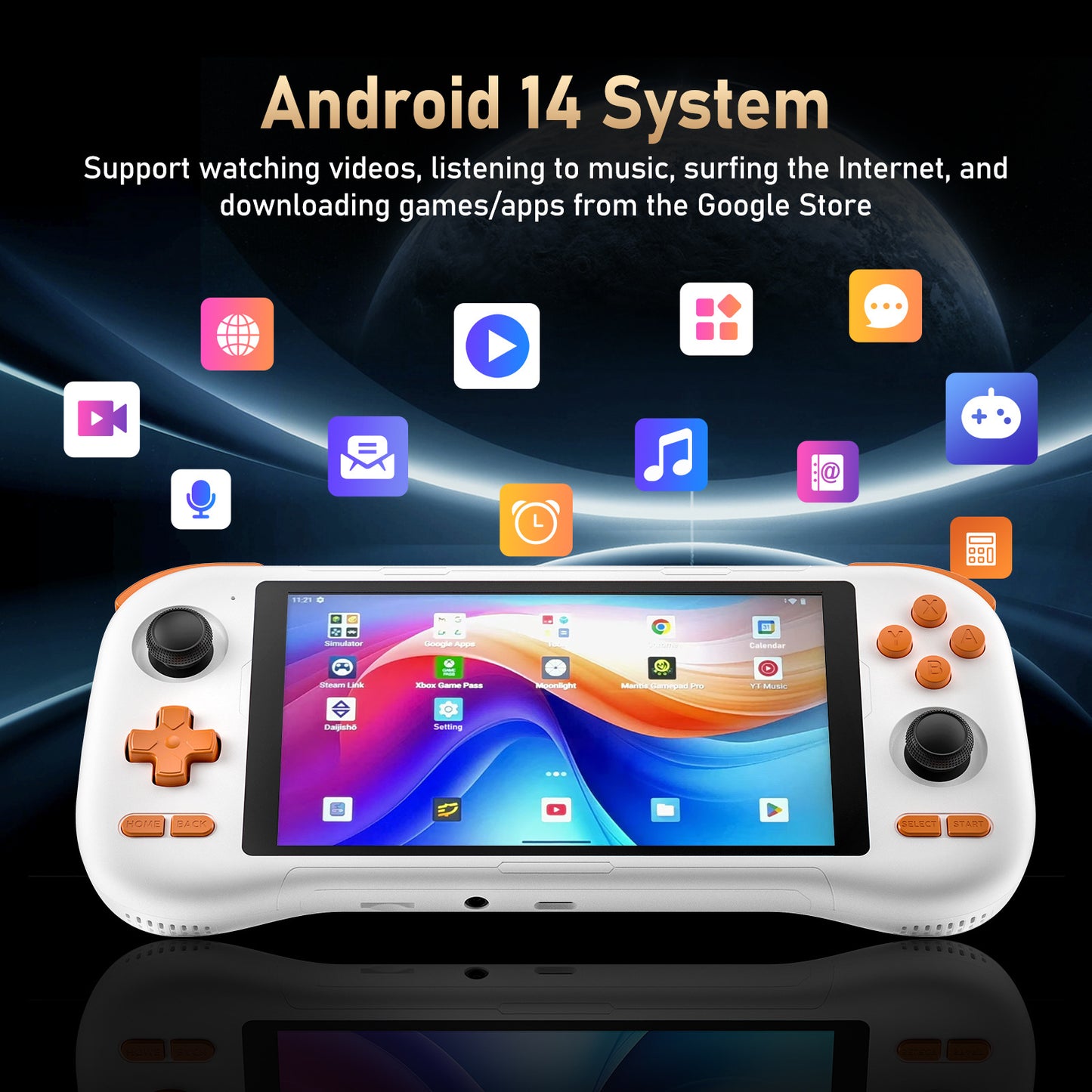 K56 Android 14 Handheld Retro Game Console