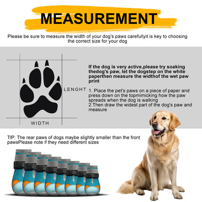 Glowing Colorful Breathable Dog Shoes