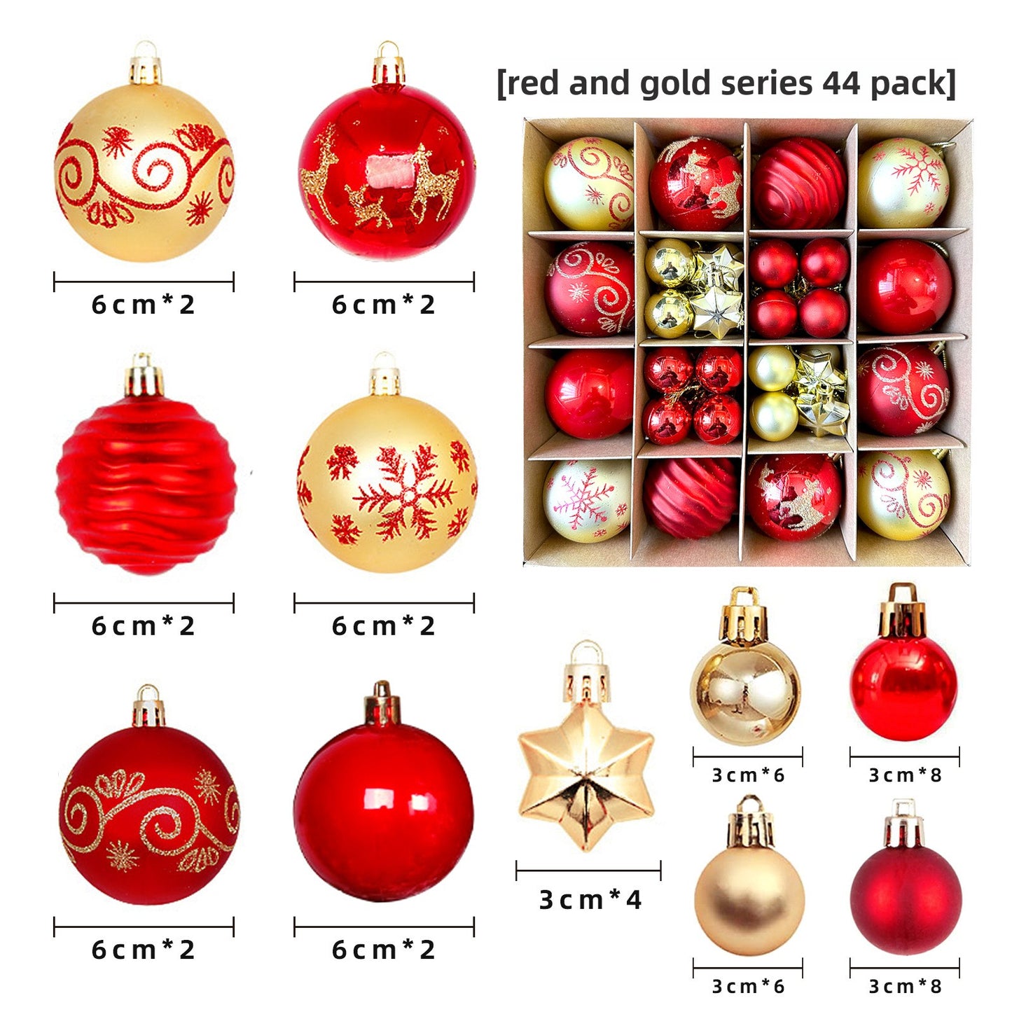Spherical Christmas decorations Christmas tree