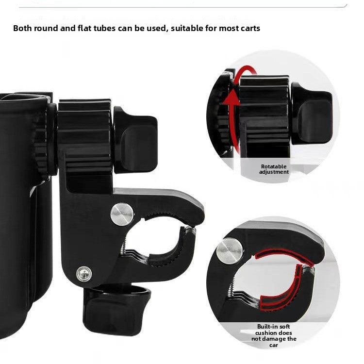 2-in-1 stroller cup holder/phone holder
