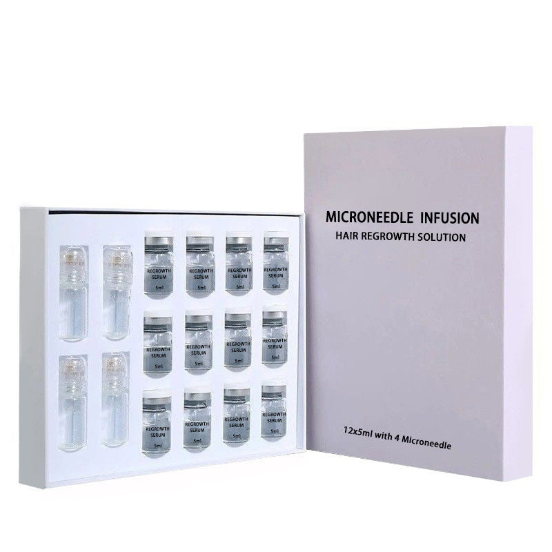 Hair Growth Microneedle Essence for Regrowth and Anti-Hair Loss