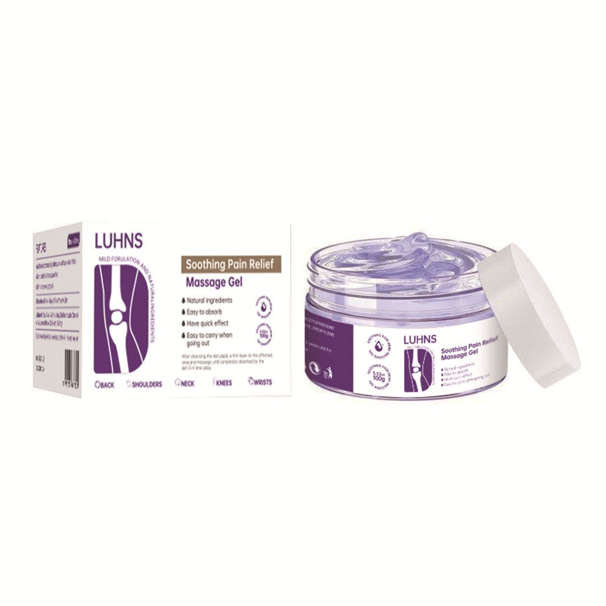 Body massage gel