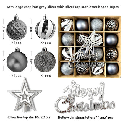 Spherical Christmas decorations Christmas tree