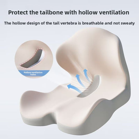 Tail vertebra decompression chair cushion backrest