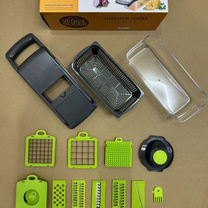 Multifunctional Vegetable Cutter Shredder Slicer Set