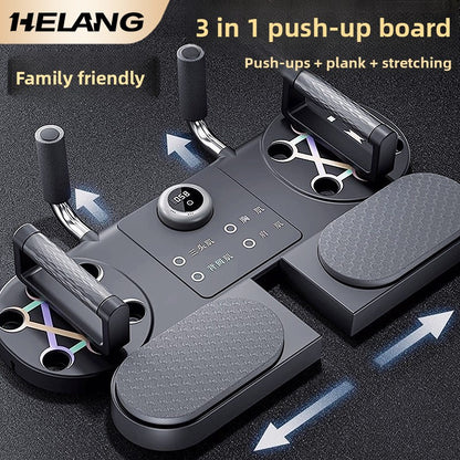 Multifunctional Push-Up Training Board with Tension Rope