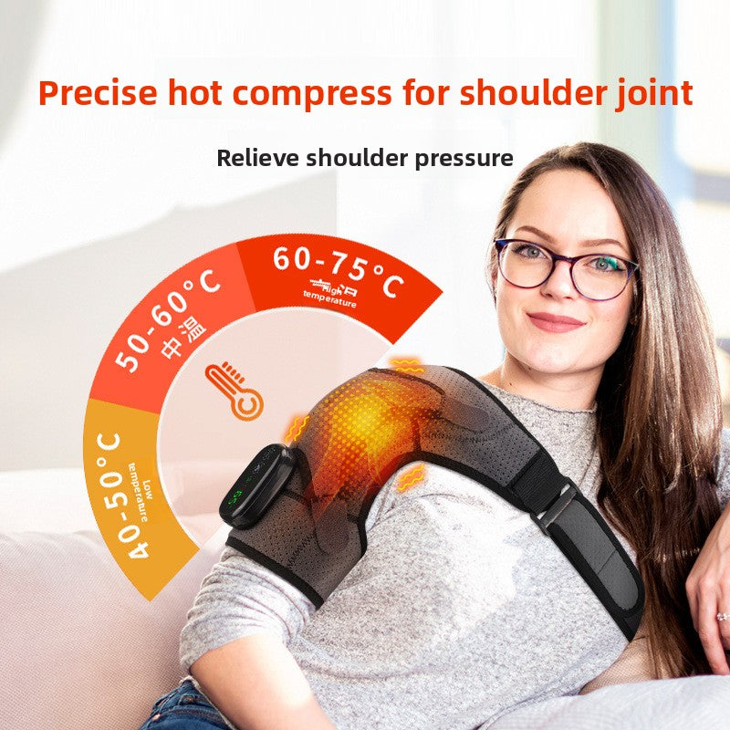 Electric heating shoulder pads for gym use