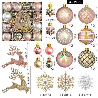 Spherical Christmas decorations Christmas tree