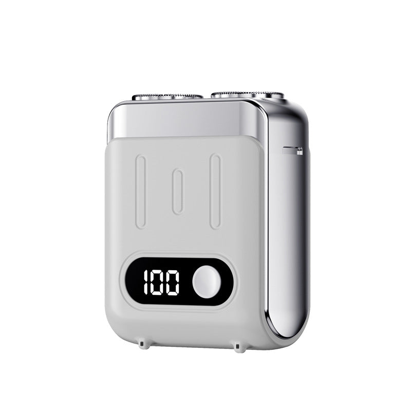 Portable Electric Shaver with Magnetic Charging