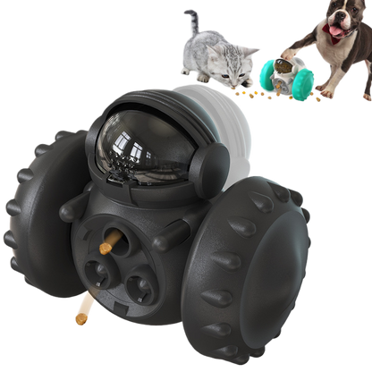 Cat balance car food dispenser