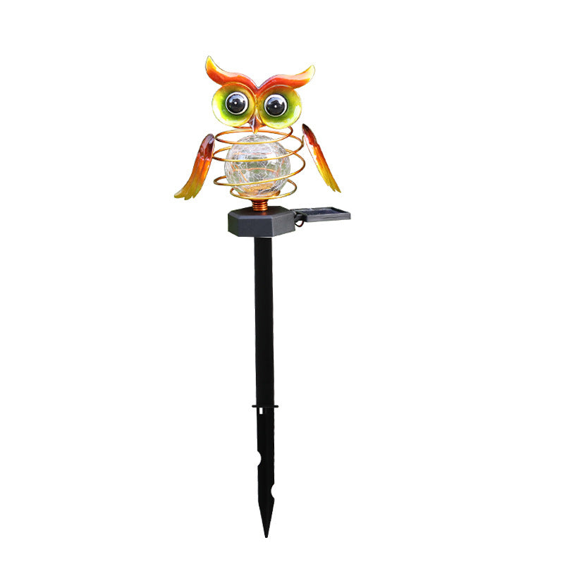 Solar Panel Iron Art Lawn Lamp