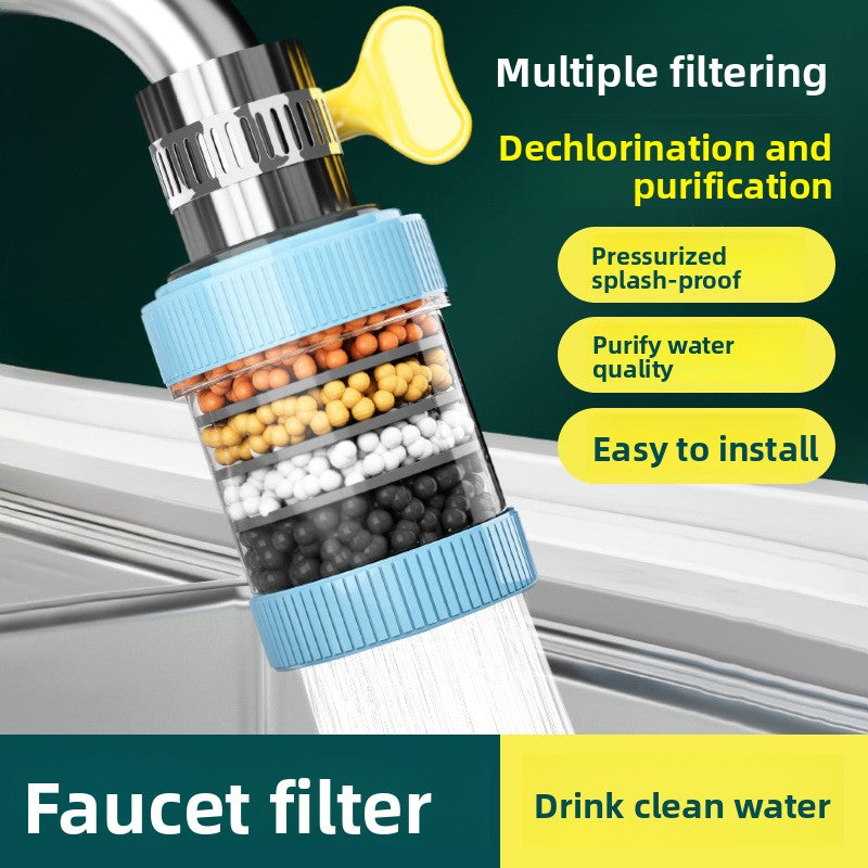 Small faucet extension filter