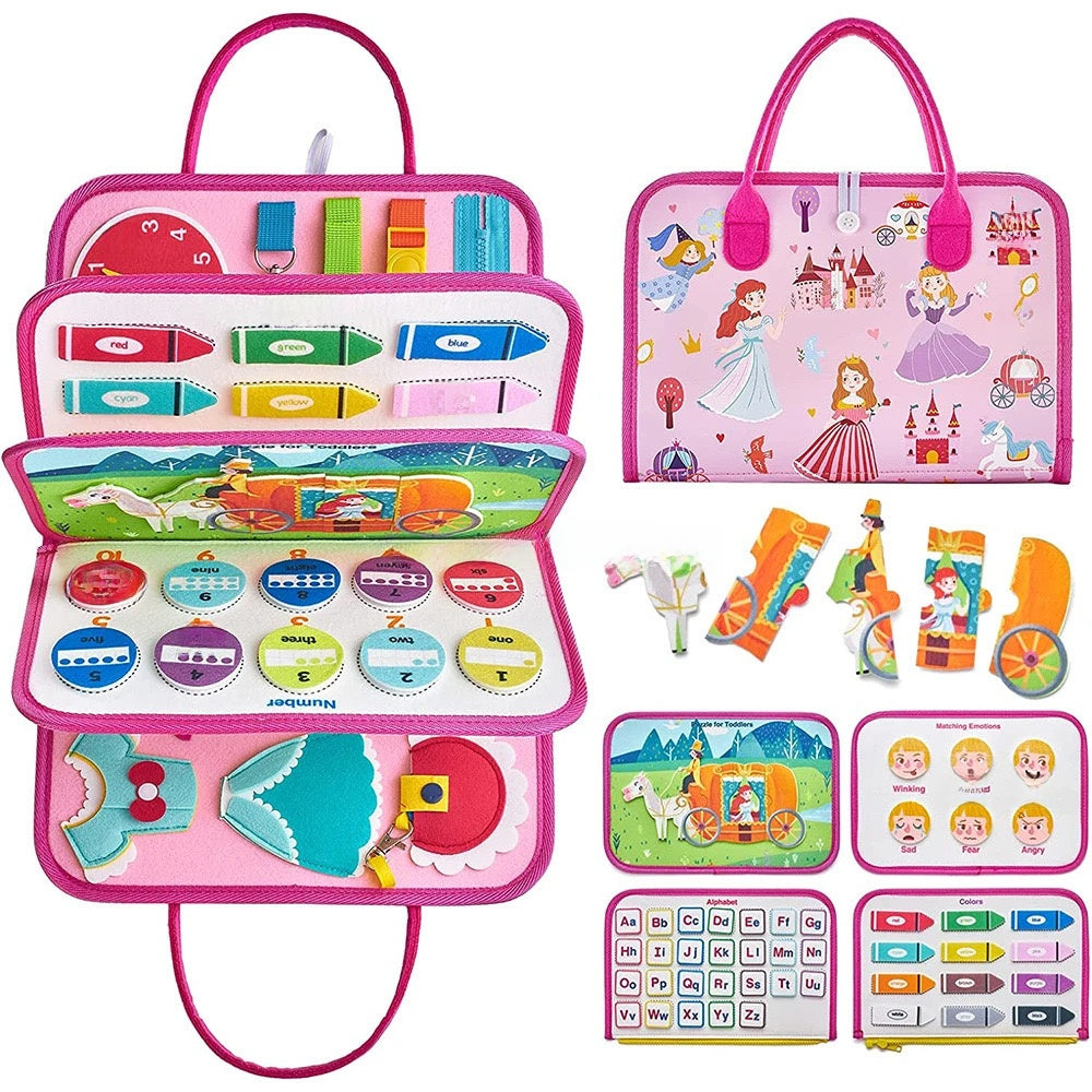 Childrens Educational Felt Learning Board