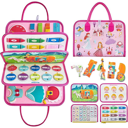 Childrens Educational Felt Learning Board