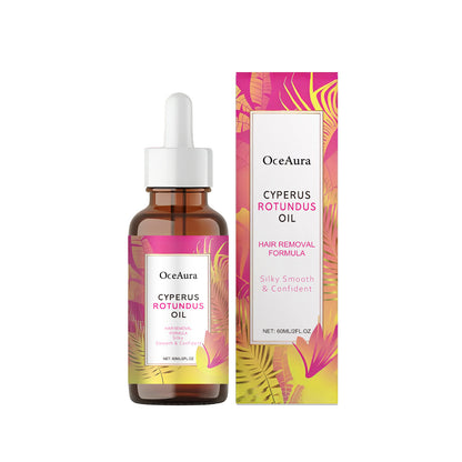 Gentle hair removal and moisturizing daily care essential oil