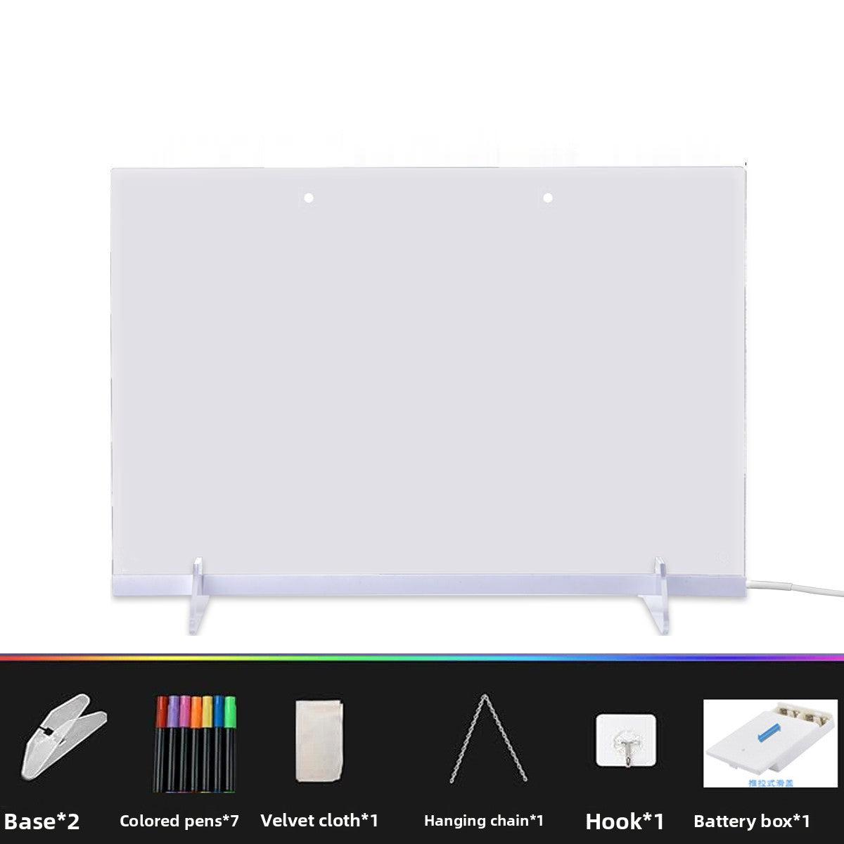 Fluorescent display board