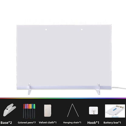 Fluorescent display board
