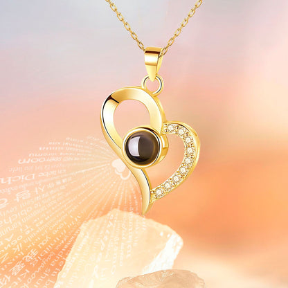 Multilingual "I Love You" Necklace