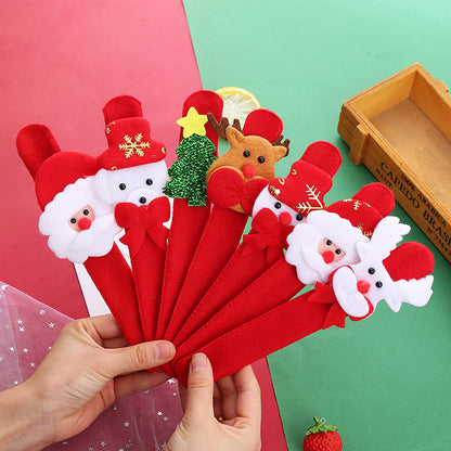 Christmas Plush Snap Bracelet for Kids